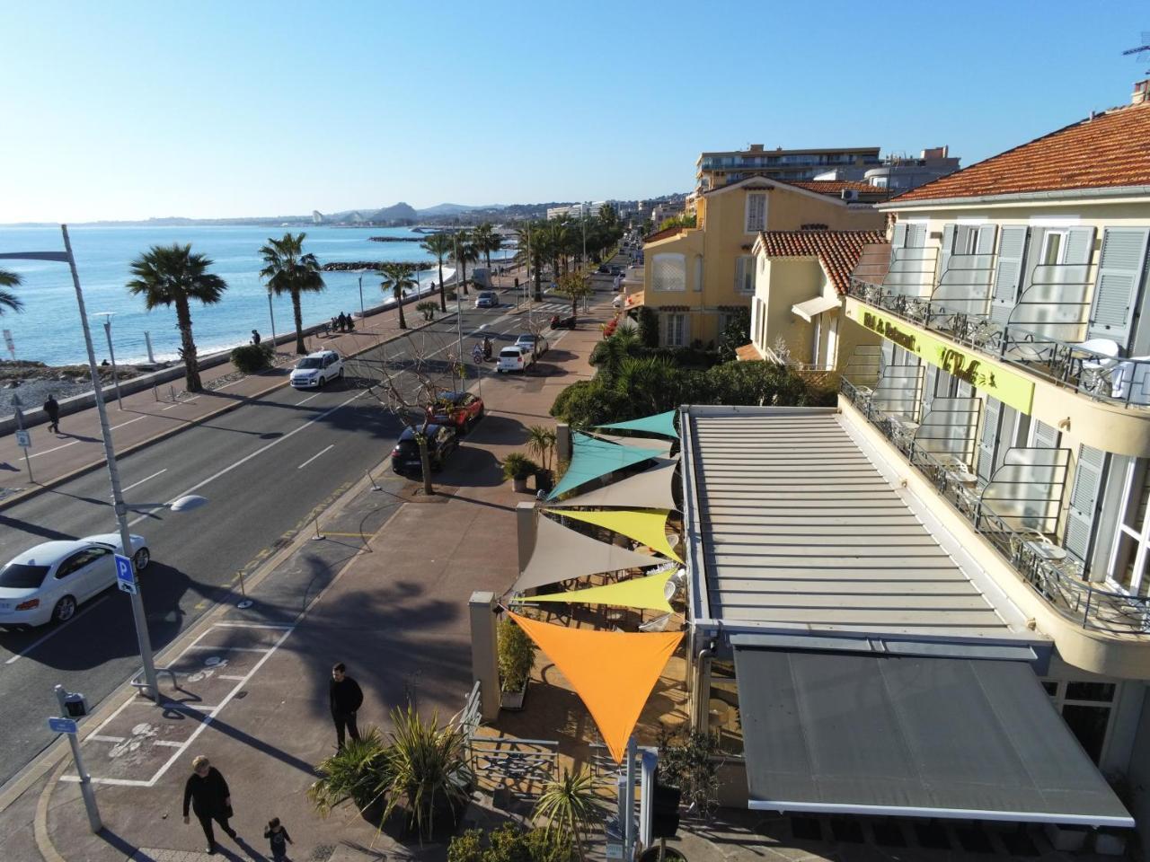 Hotel Du Bord De Mer "Le Vanille" カーニュ・シュル・メール エクステリア 写真
